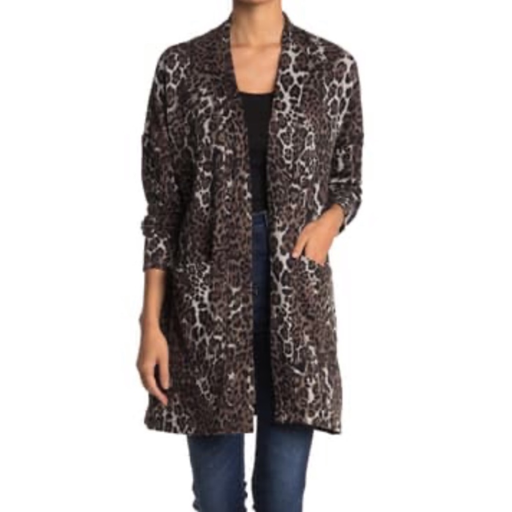 NWOT Sanctuary Cardigan - Animal Print - women's size small - work wear